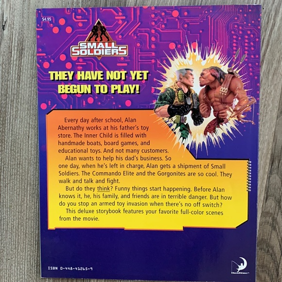 Small Soldiers The Movie Storybook Motion Picture Story Book Jennifer Dussling - Picture 4 of 6